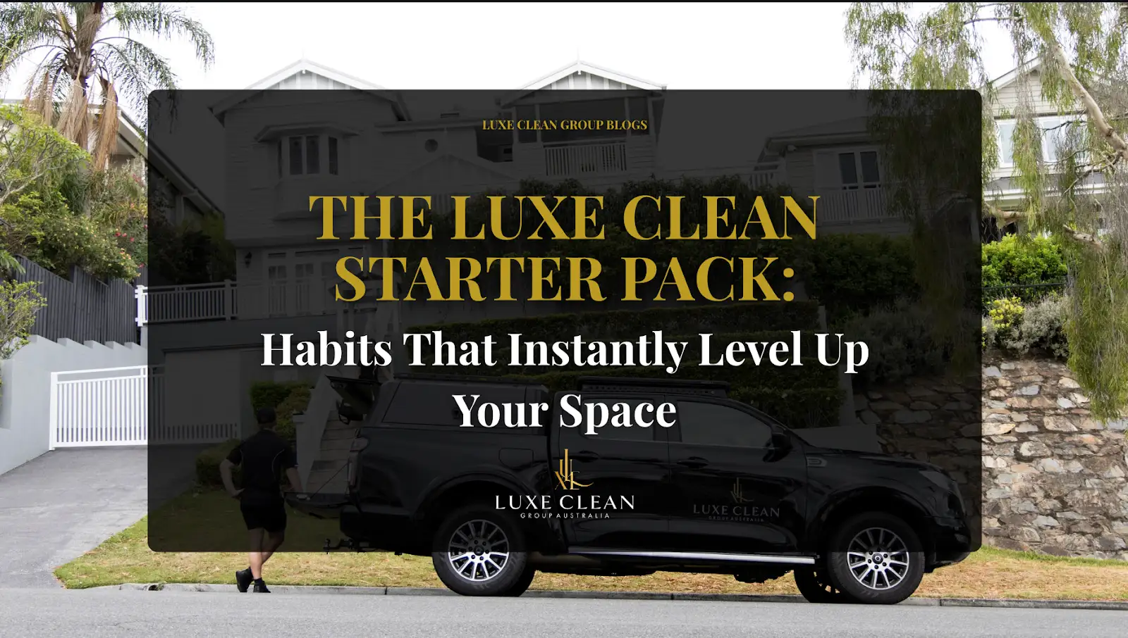 Maximizing-Cleaner-Efficiency_3 Cleaning supplies: spray bottle, squeegee, and colorful microfiber cloths on a white surface.